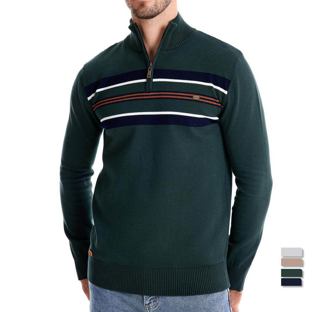 The Alvaro Half Zip Sweater