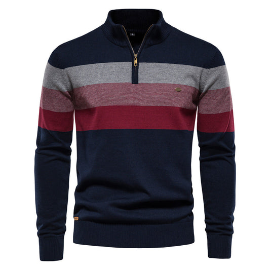 Relenzo - Men's Patchwork Sweater