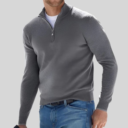 Relenzo - Minto Quarter Zip-Up Sweater