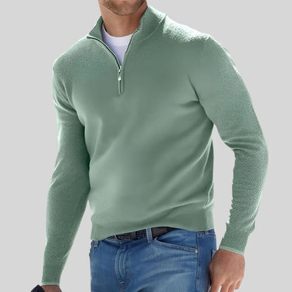 Relenzo - Minto Quarter Zip-Up Sweater